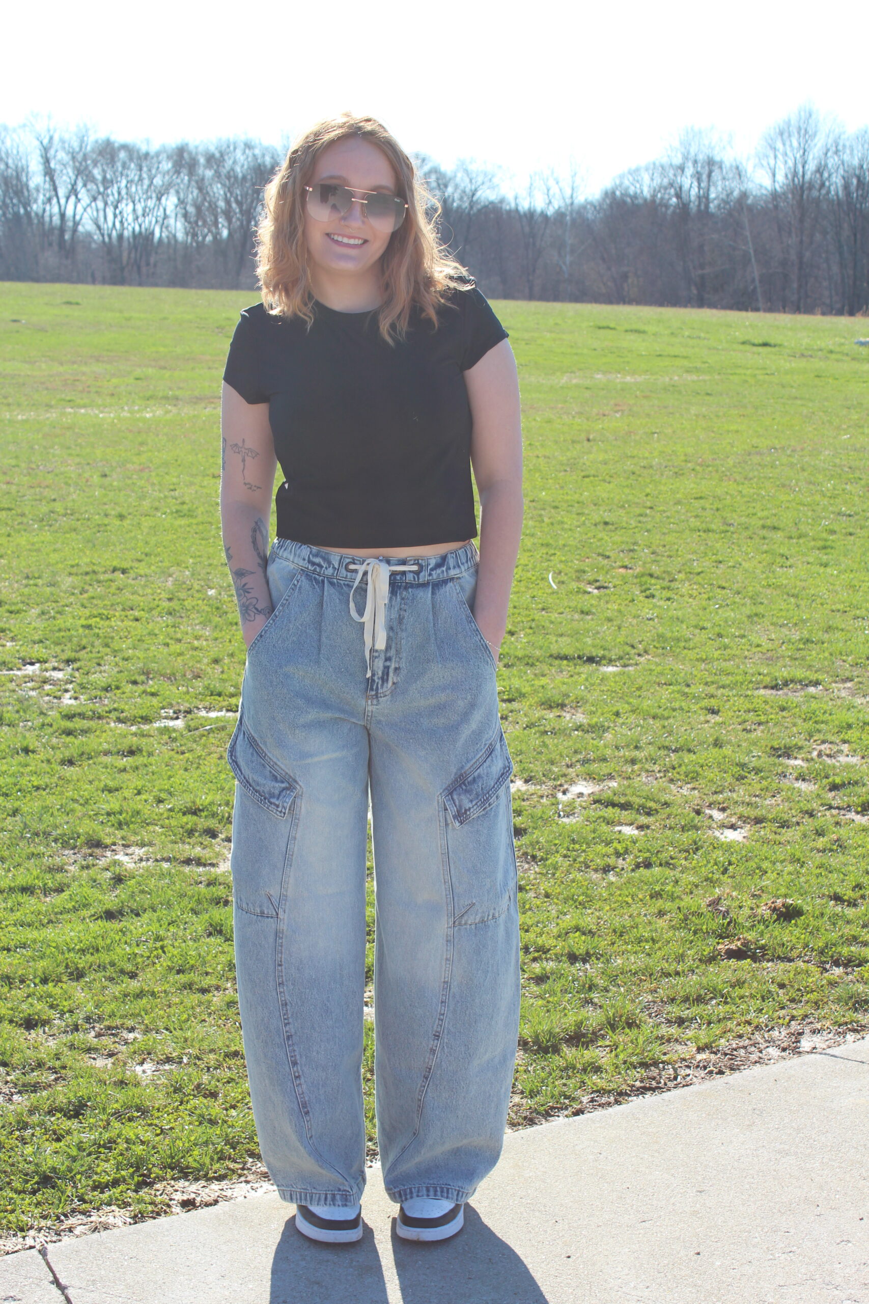 Baggy Barrel Cargo Denim - Image 7