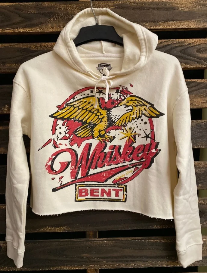 Whiskey Bent Cropped Hoodie - Image 2