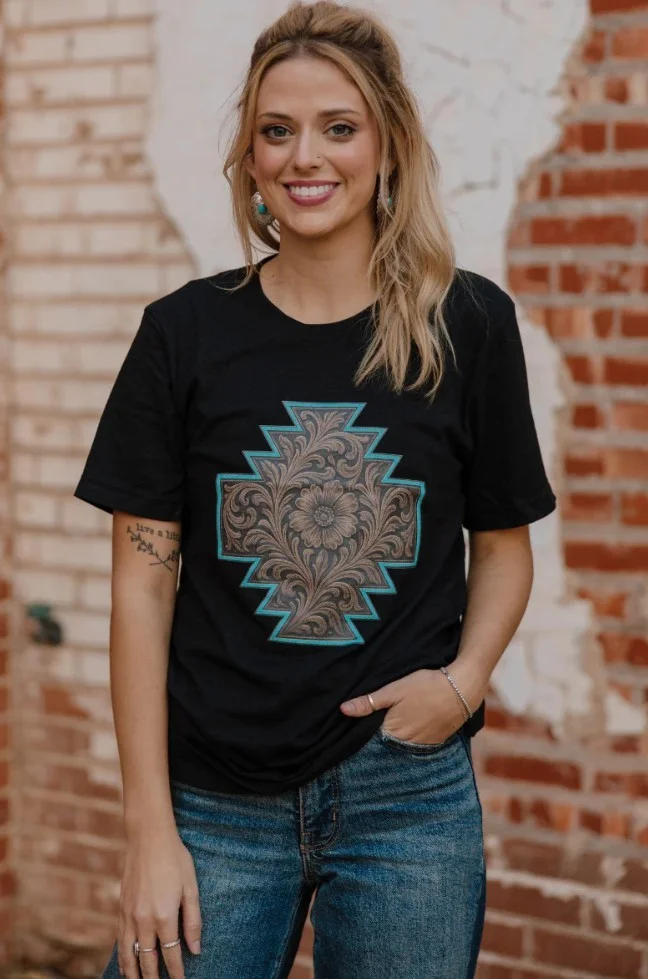 Bronzed Bloom Tee - Image 2