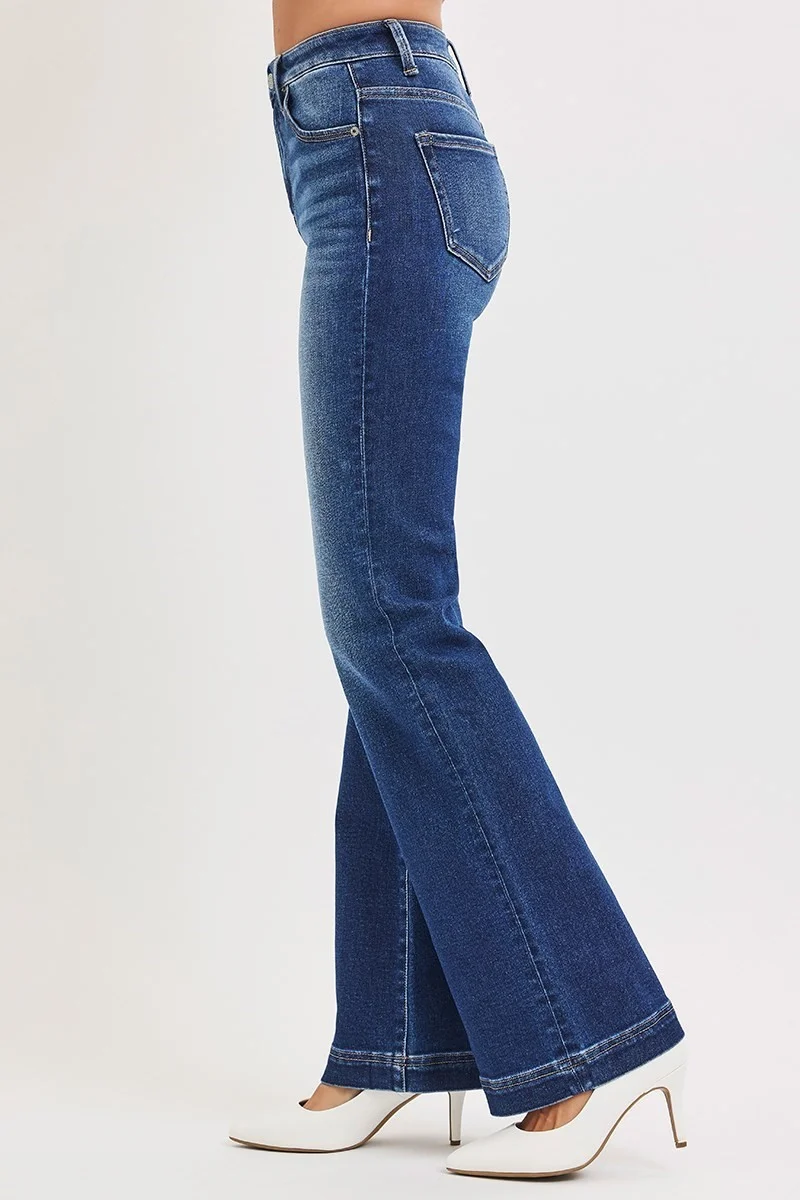 Low Rise Flare Jeans - Image 4