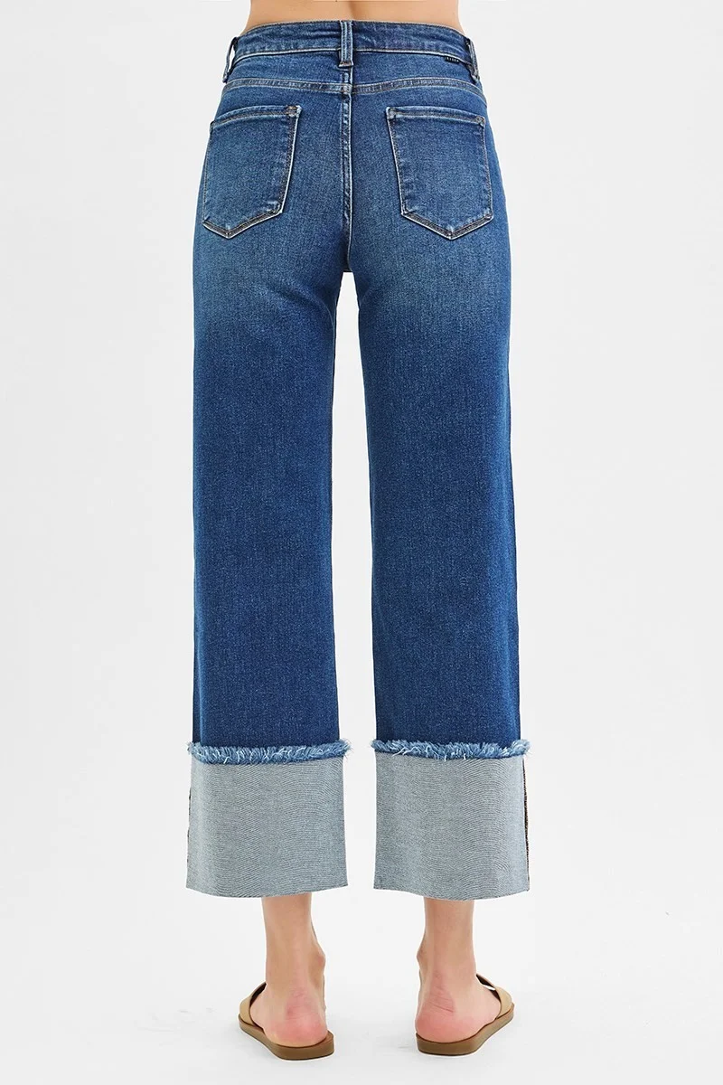 Crop Mid Rise Wide Cuff - Image 2