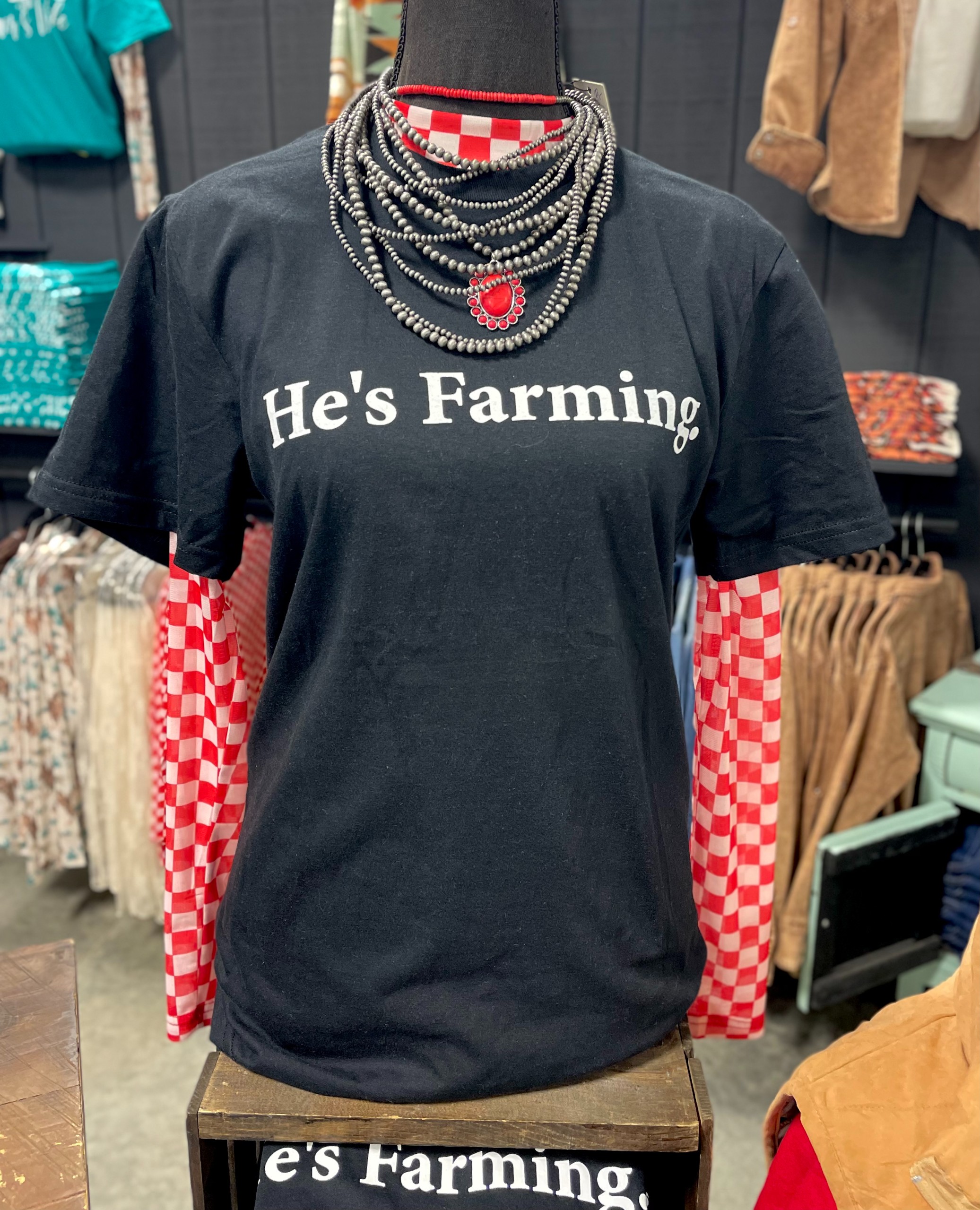 He's Farming