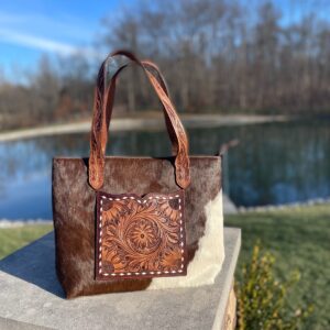 Western Cowhide And Leather Bag