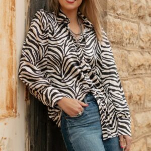 Cowgirl Safari Button Up