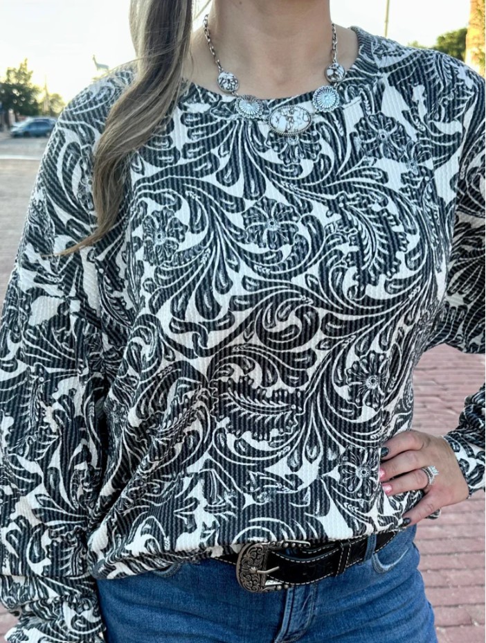 Tooled In Love Sweater Top