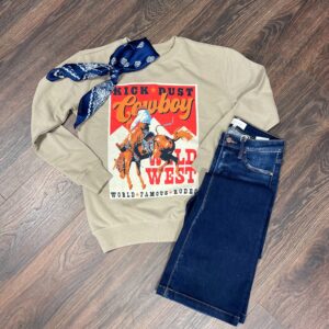 Kick Dust Cowboy Sweatshirt