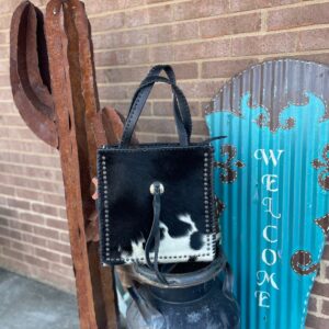 Cowhide Charm Bag
