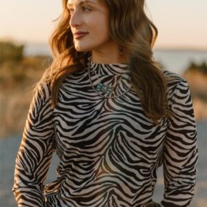 Cowgirl Safari Mesh Top