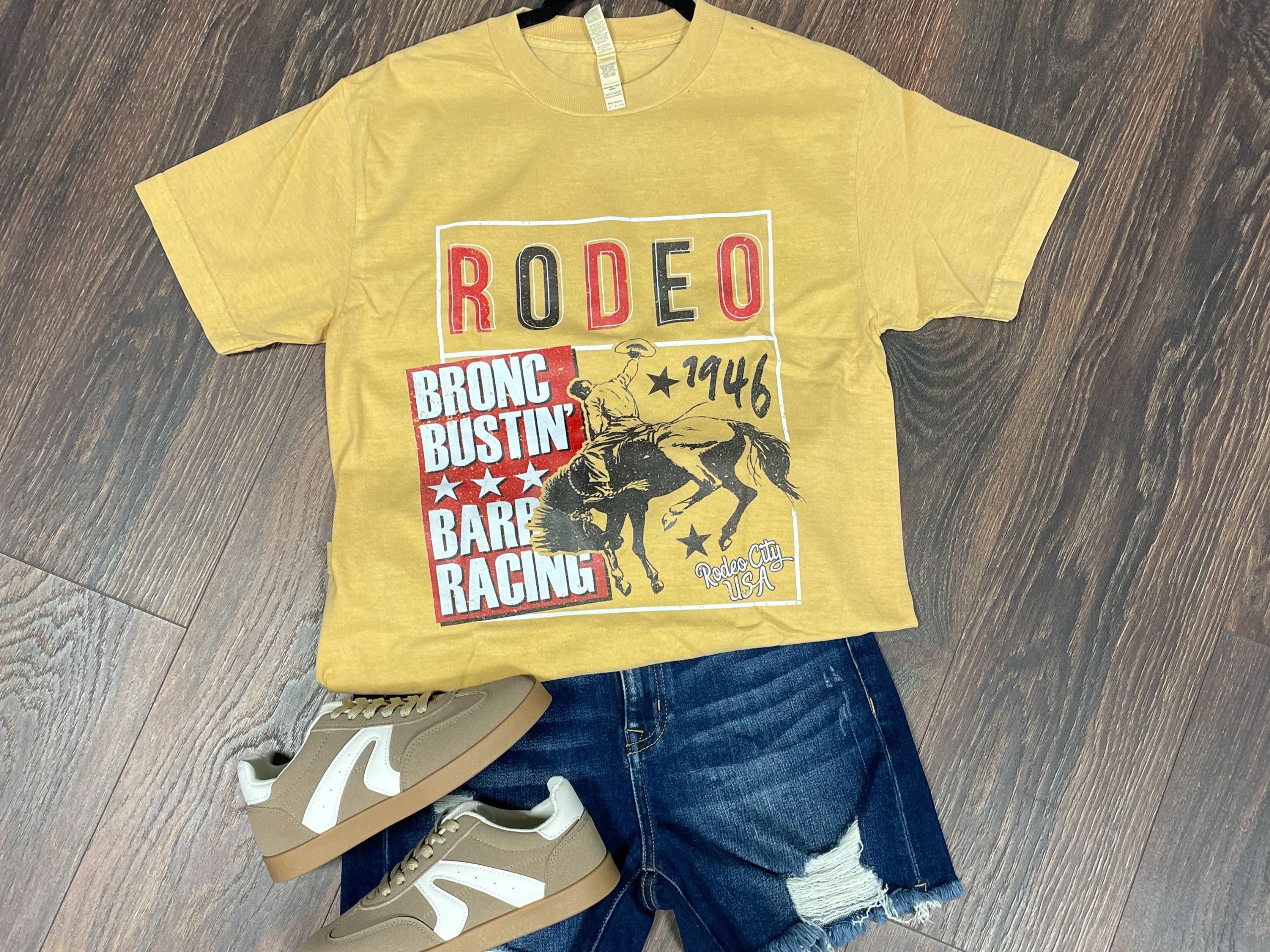 Bronc Bustin Rodeo Tee