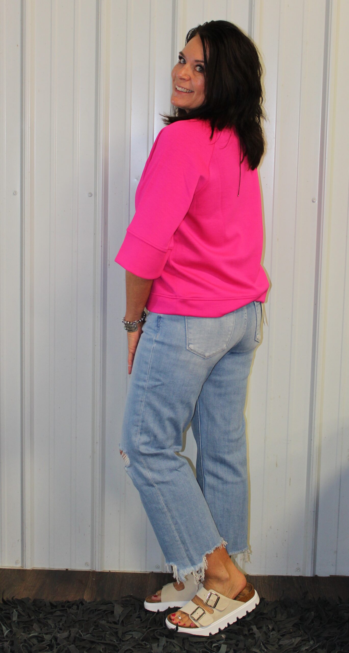 High Noon Slim Crop Jeans-LV1824 - Image 3