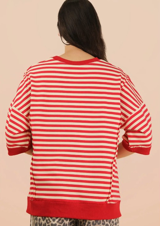 Red/Cream striped - Image 2