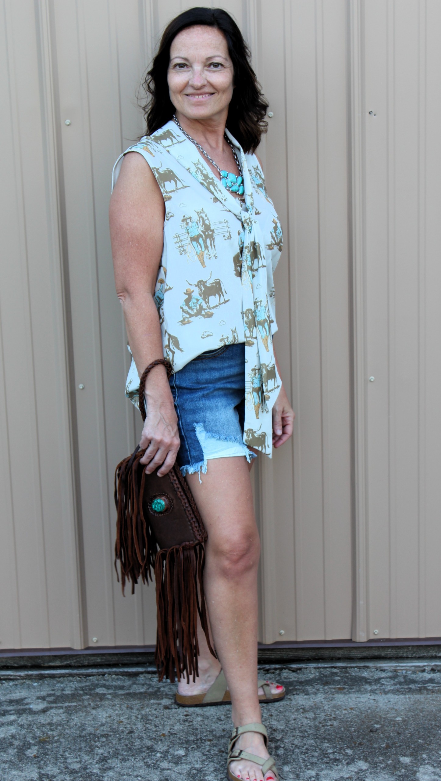 High Rise Distressed hem short-RDS6160