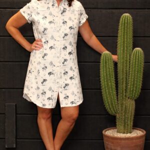 Desert Rodeo Button-up Dress