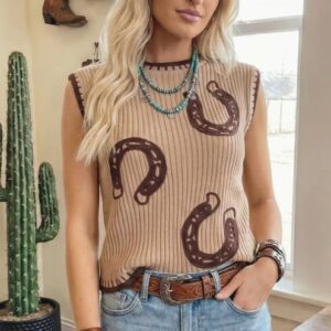 Horseshoe Sweater Vest