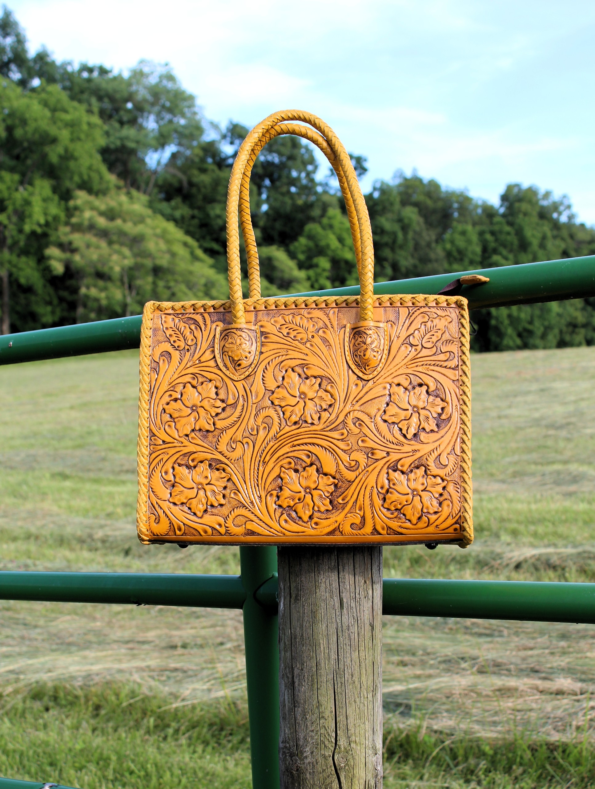 Desert Sun Tooled Tote