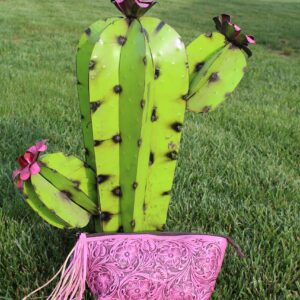 Prickly Pink Wristlet
