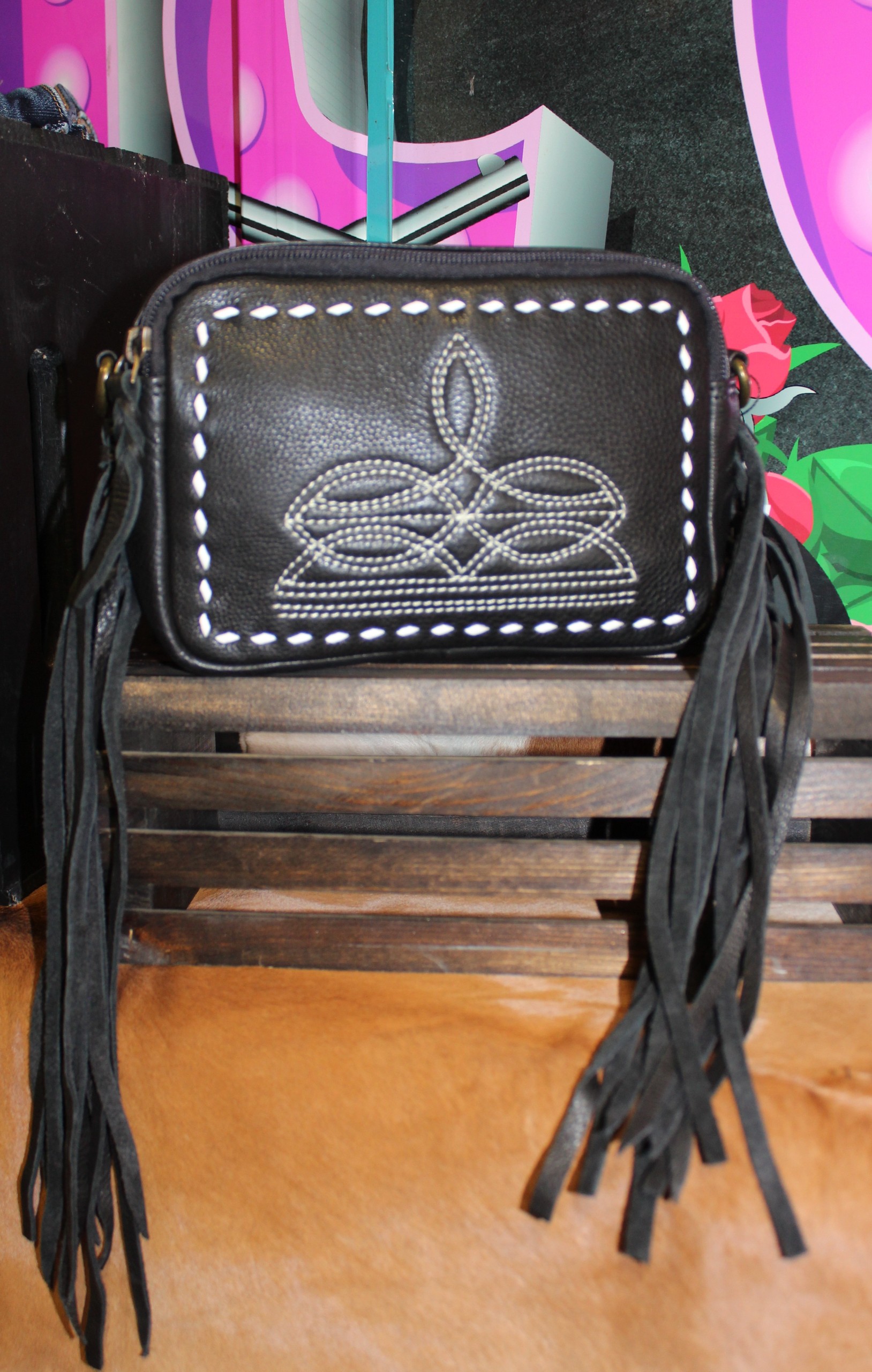 Boot Stitch Crossbody