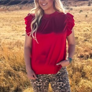Baby Doll Top - Red