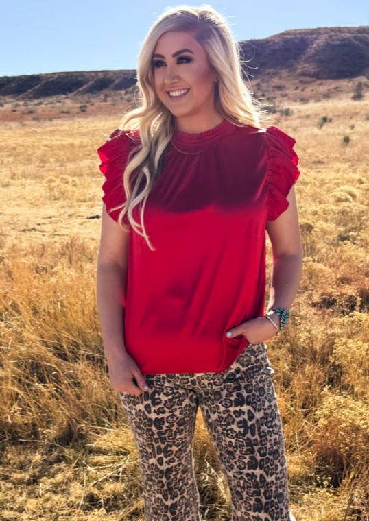 Baby Doll Top – Red