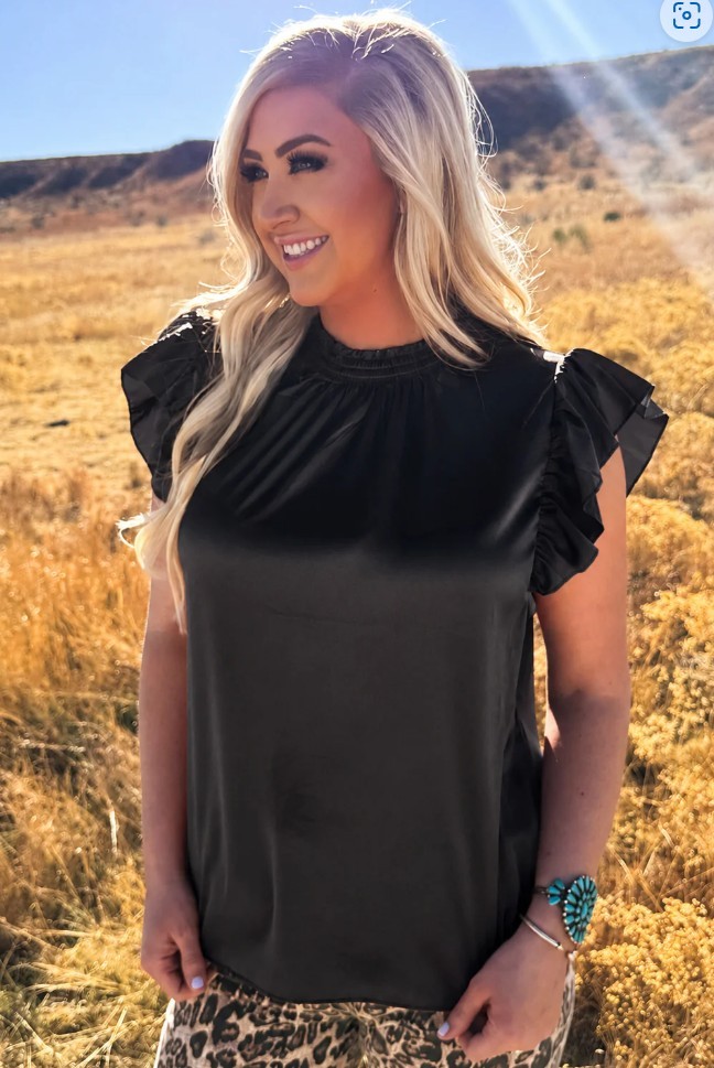Baby Doll Top – Black