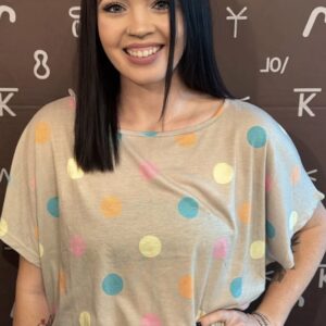 Pastel Polka Top