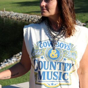 Cowboys cold beer country music
