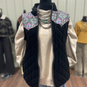 Southwestern Velvet Vest