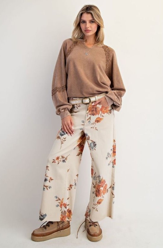 Vintage Bloom Wide Leg