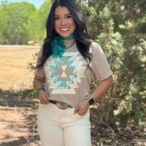 Tan Aztec Tee