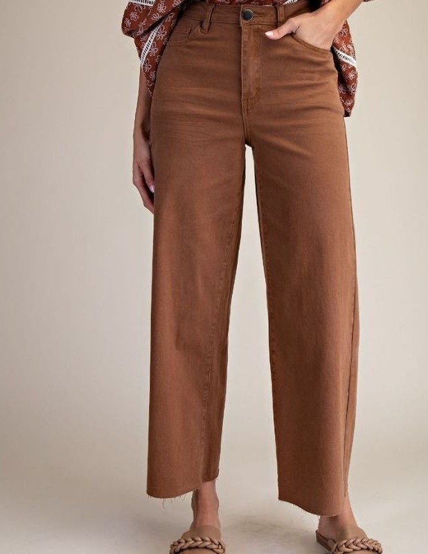Cowgirl Coffee Twill Pants