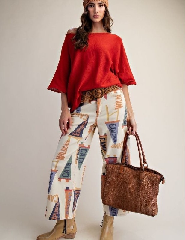 Rustic Soul Boatneck Sweater