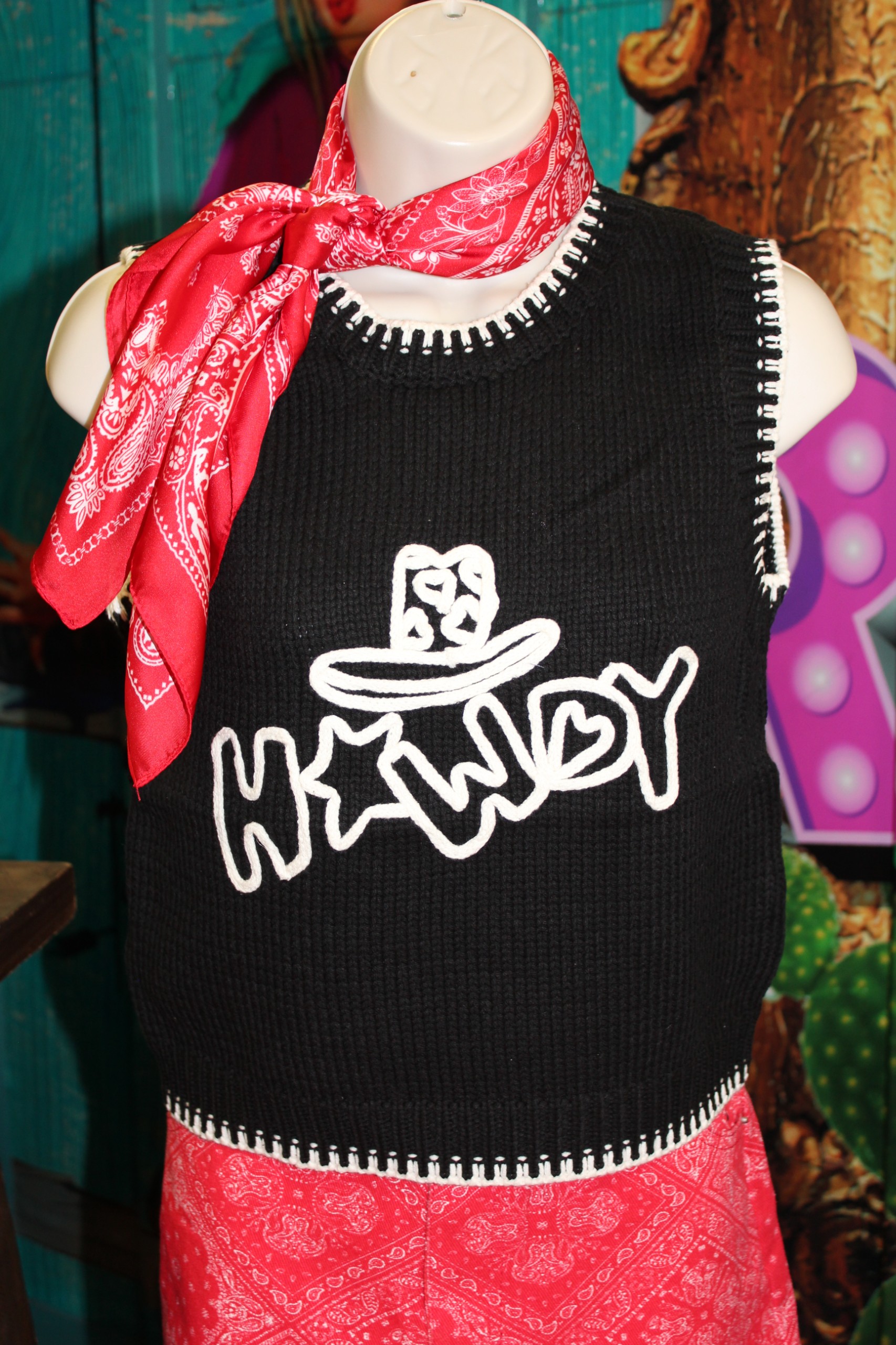 Howdy Hat Sweater Vest