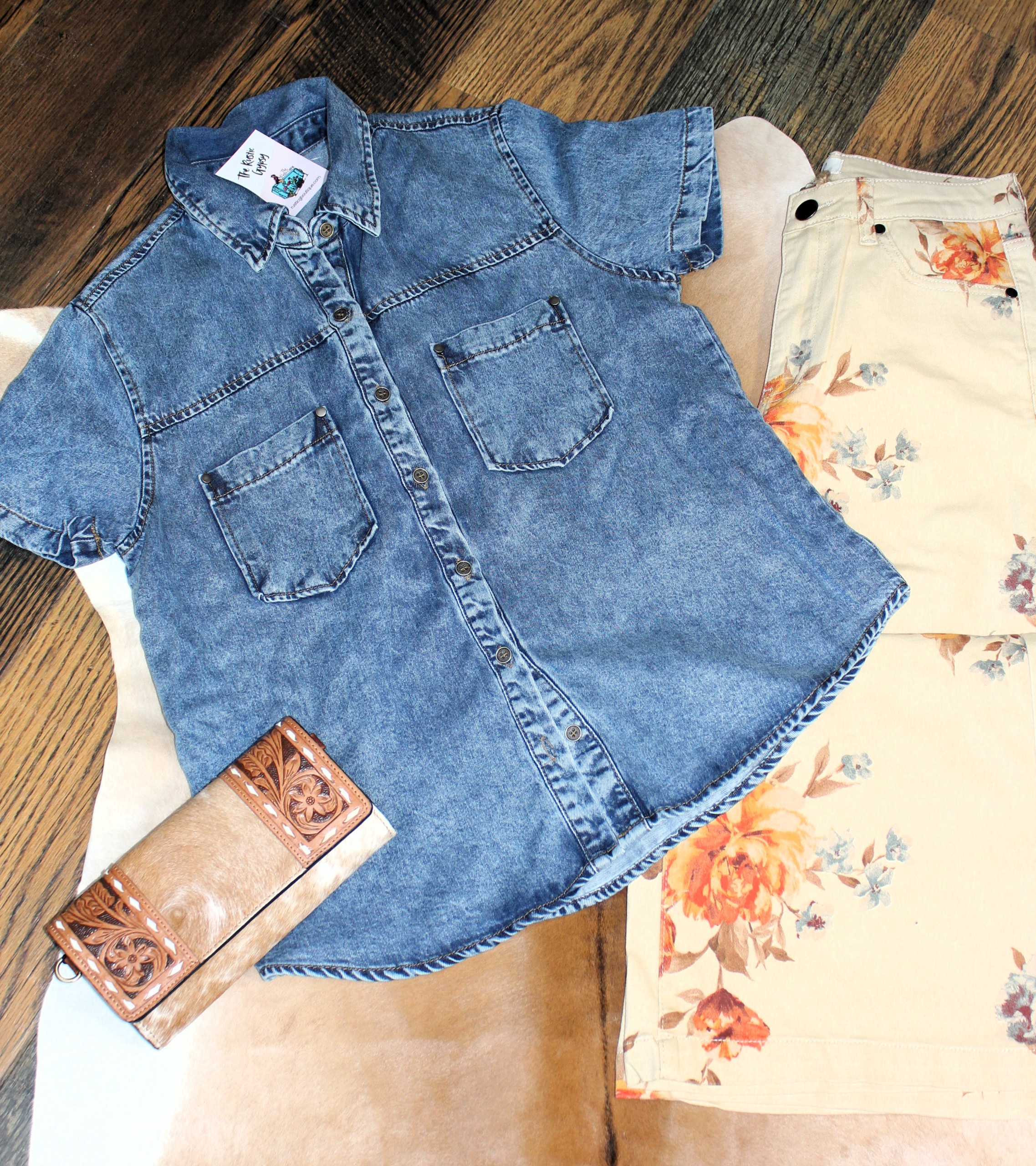 Blue Ridge Denim Button-Up